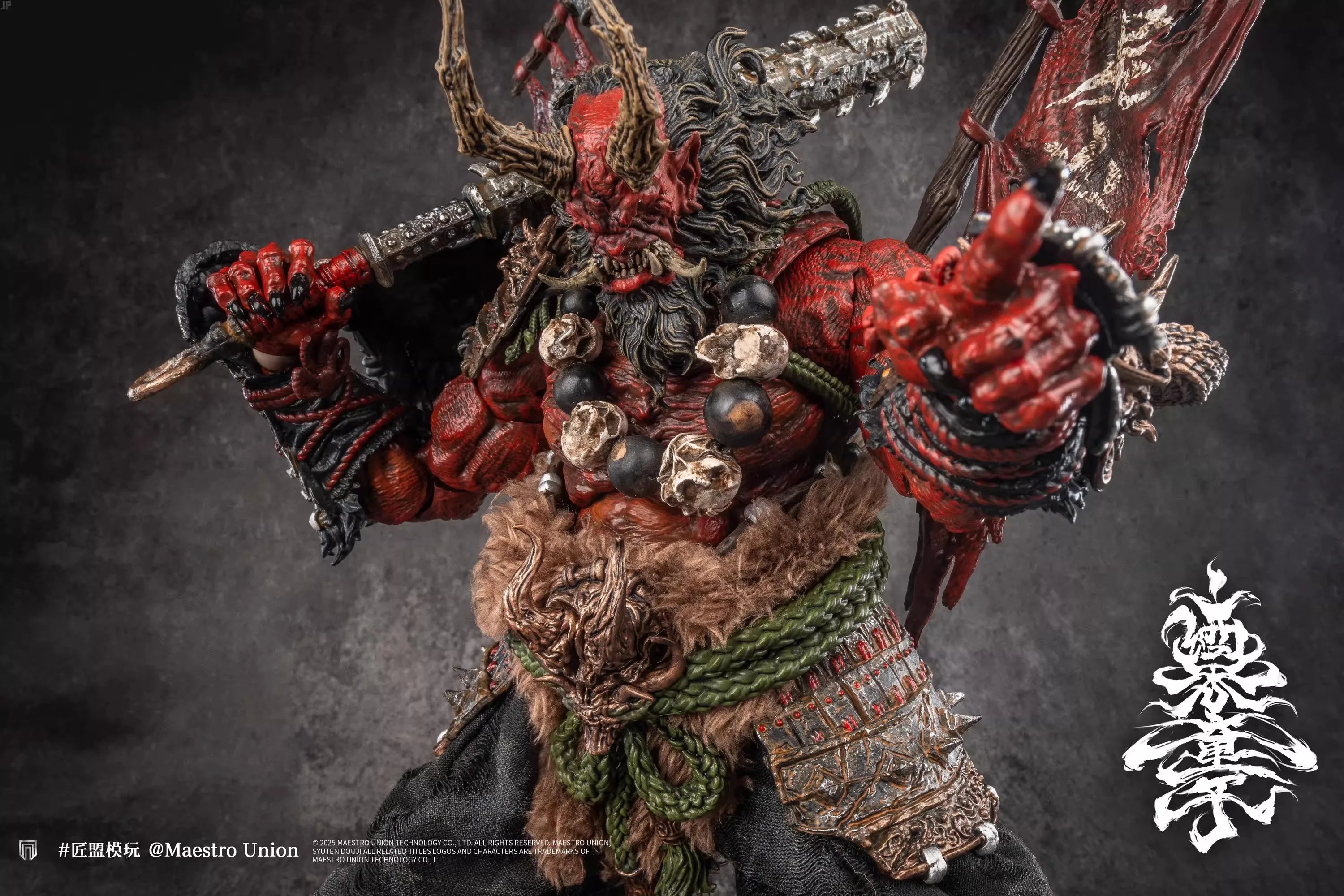 23cm Genuine Maestro Union Syuten Douji Ghost Of Da Jiangshan Immortal Legend Action Figure 1/12 Scale Mu-Il001 Collectible Toy