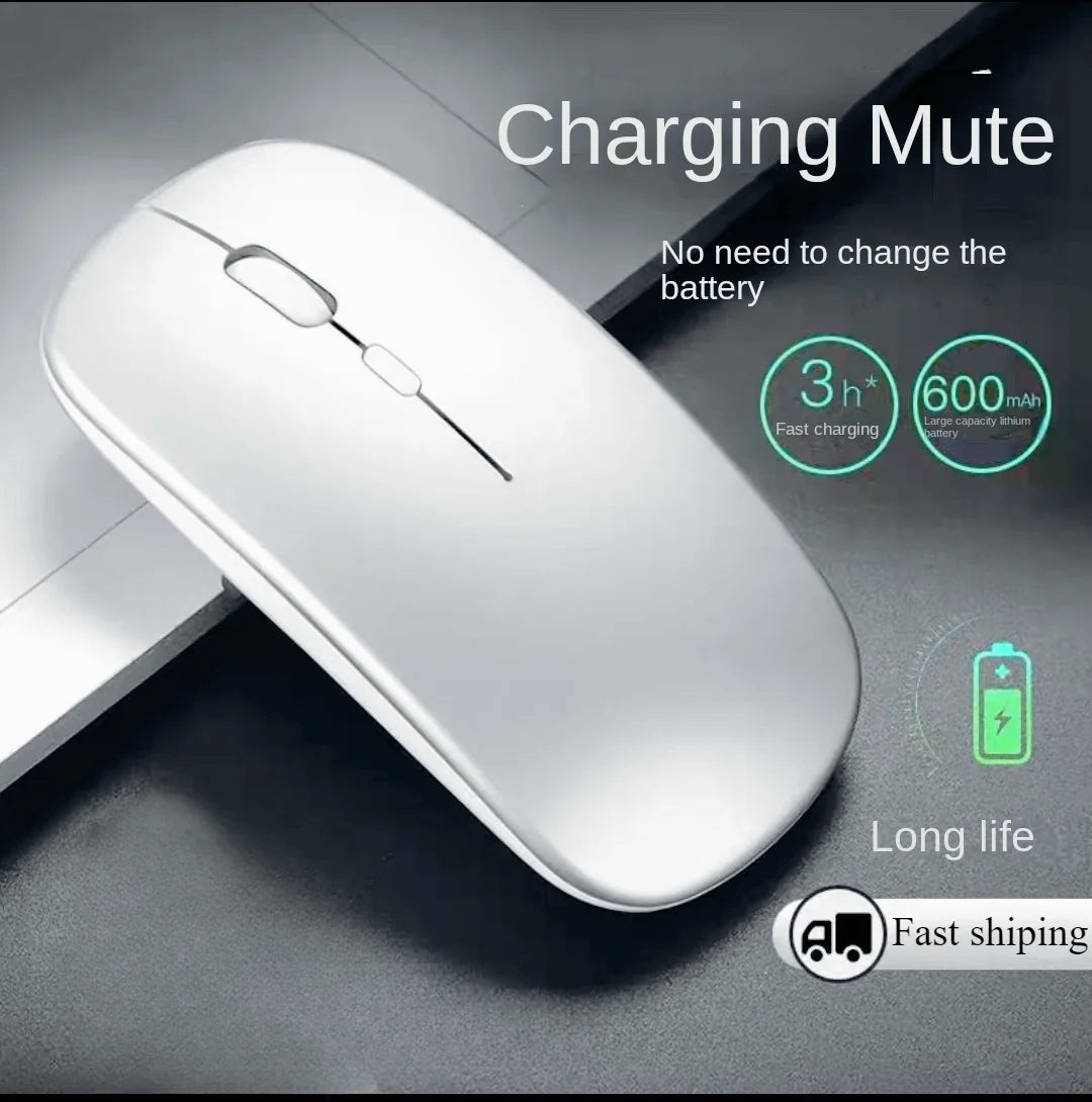 Drahtlose Maus für Laptop-PC Bluetooth Wiederaufladbare Mäuse Computer Stille Mäuse USB-Maus Ergonomische Gaming-Maus für Xiaomi Pad