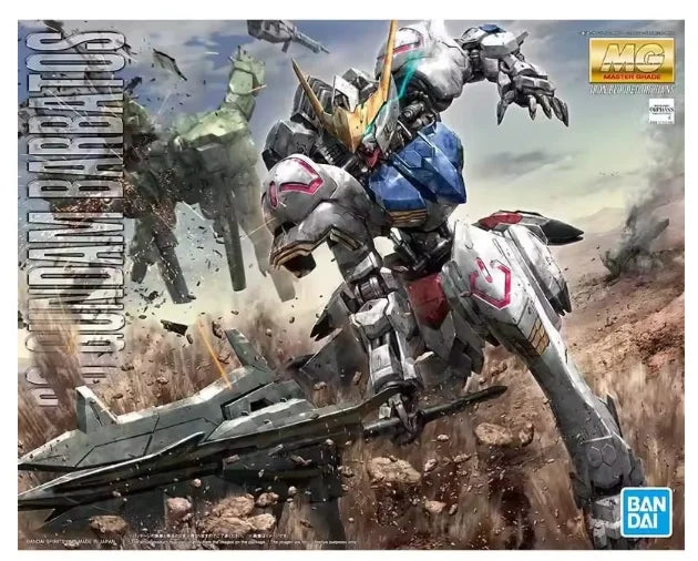 Bandai 1/100 Mg Barbatos Fourth Form Iron-Blooded Orphans Gundam Model Kit Gundam Mecha Warrior Figure Garage Educational Toy