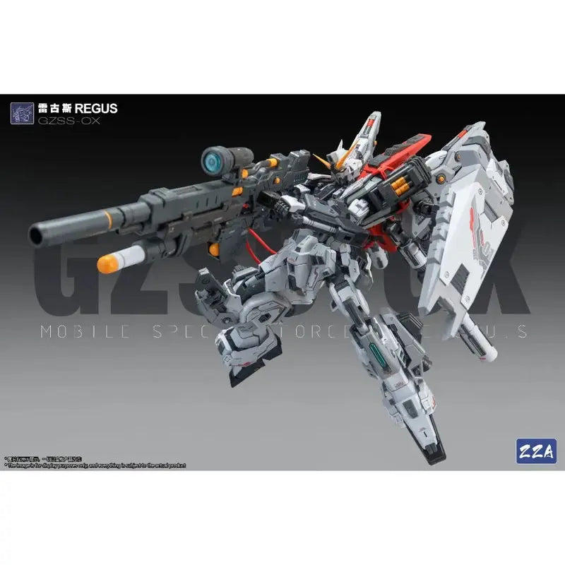 【IN STOCK】ZZA REGUS GZSS-OX-001 Captain Mobile Suit Assembly Plastic Model Kit Collectible Mecha Figure For Hobby Enthusiasts