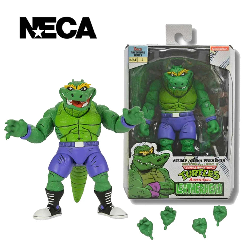 NECA Teenage Mutant Ninja Turtles (Archie Comics) - Stump Wrestling Leatherhead 7” Scale Action Figure NECA 100% Original Model