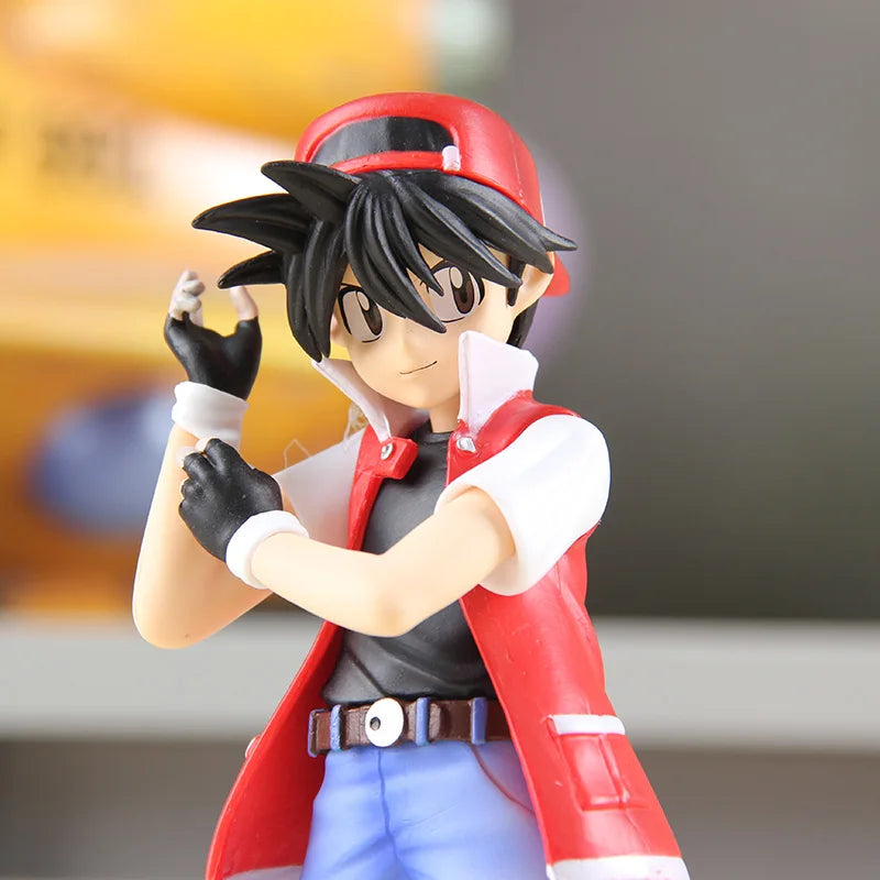 New Anime Ash Ketchum Trainer Figure Scene Collection Aciton Figure Cute Model Pvc Children Doll Decoration Children Toys Gifts