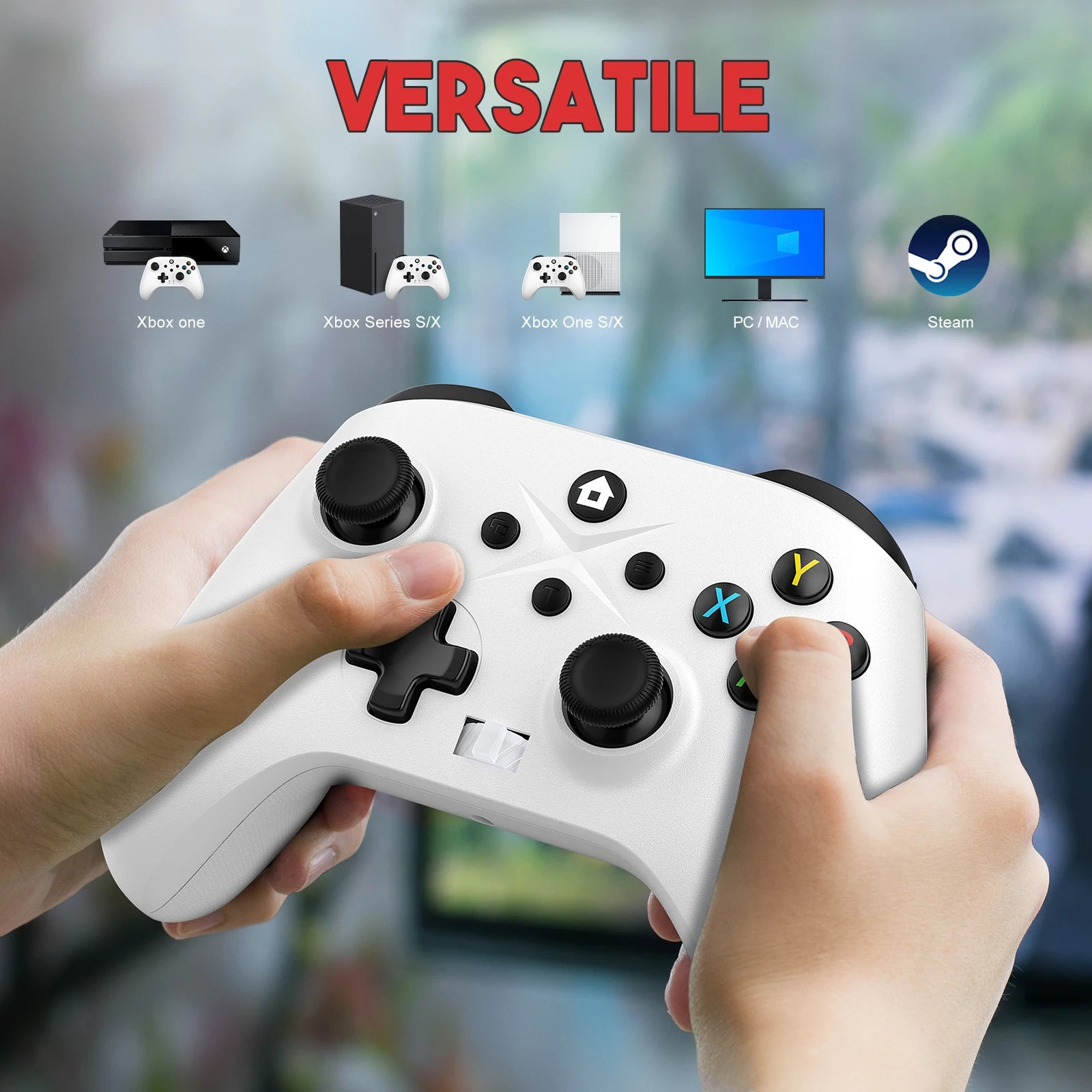 2.4G Wireless Gamepad For Xbox One ,Xbox Seris S ,X Console Window 7 8 10 pc With Dual Vibra/Six Axis Multi Game Controller