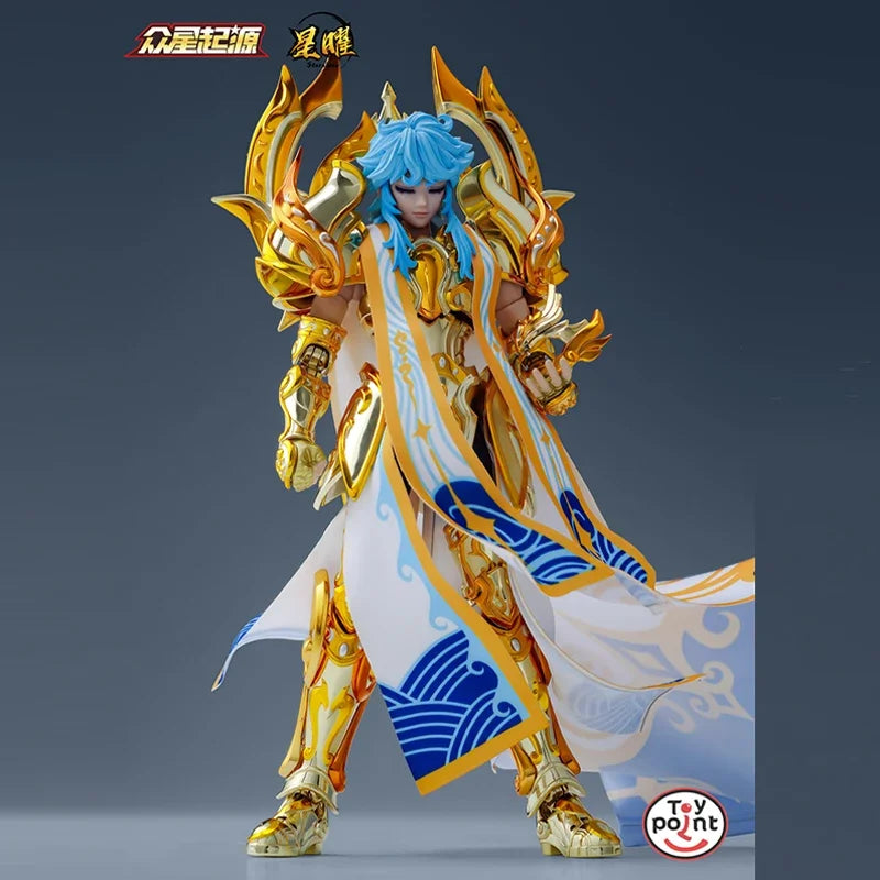 Toypoint/TP Saint Seiya Myth Cloth EXM Aquarius Camus God SOG And Totem/Object Gold Knights of the Zodiac Action Figure