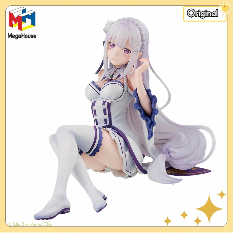 【Pre Sale】Original MegaHouse Melty Princess Re: ZERO - Starting Life in Another World - Emilia Gifts Toys Ornaments