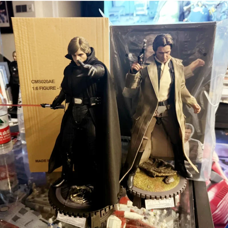 Hot Toys Star Wars Mms745 Sideshow Cms019 Cms020ae Luke Skywalker Mms740 Han Solo Full Set Scale Collectible Figure Model Toy
