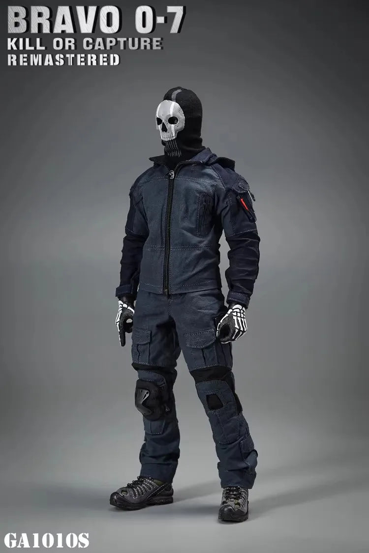 Easy&Simple ES GA1010S 1/6 Scale Soldier Bravo 0-7 Kill Black Version Full Set 12" Action Figure Model Toy In Stock