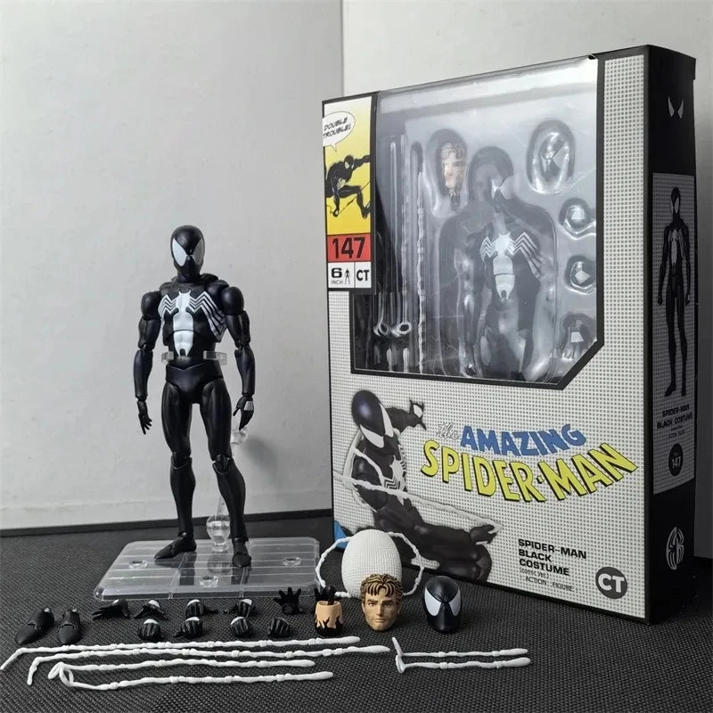 Нова фигурка на Спайдърмен от Ct Toys Mafex 001 - Питър Паркър, невероятният Спайдърмен, аниме фигурка, персонализирана колекционерска играчка