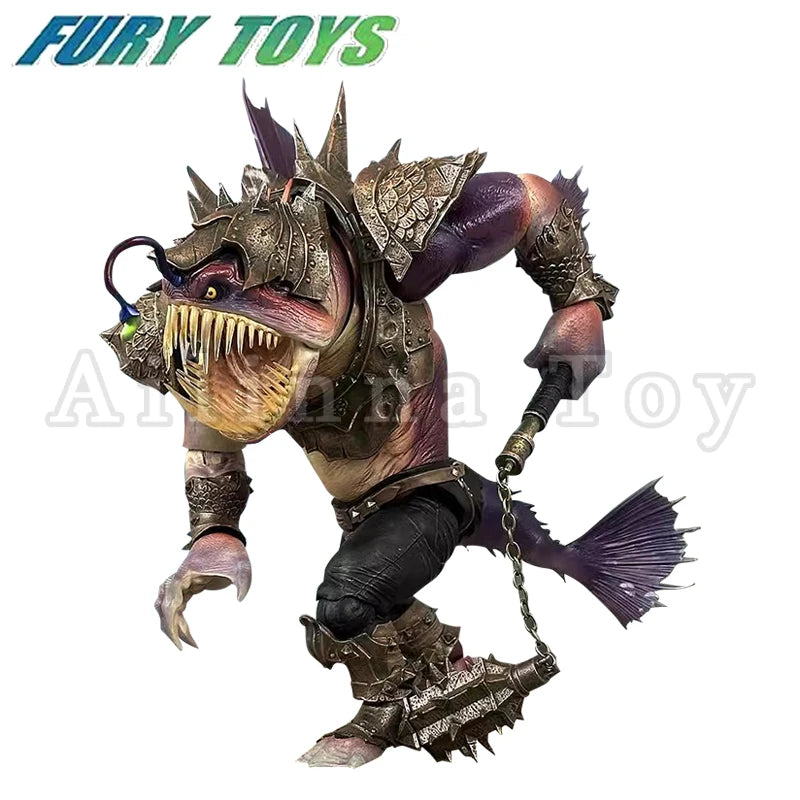 Fury Toys 1/12 7nches Action Figure The Record of the Mountain and Sea Demon God Lantern Fish Anime Toy