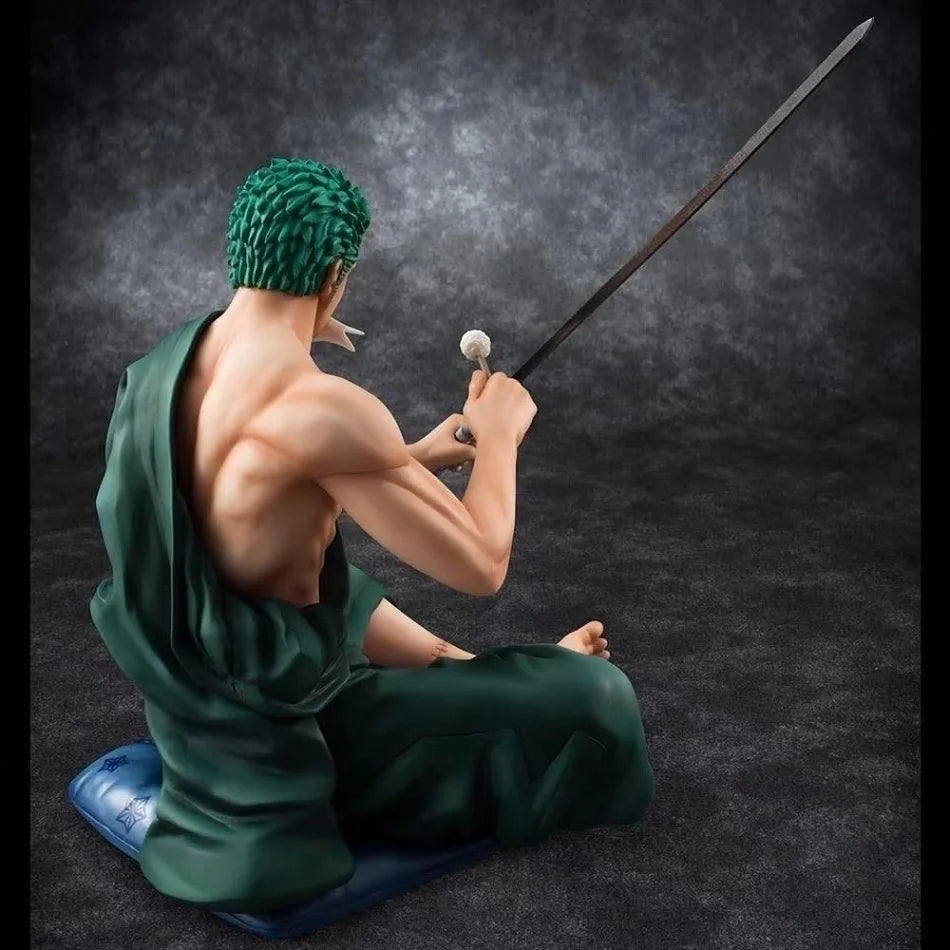 Hot One Piece 18cm Anime Figure GK Roronoa Zoro Manga Anime POP Statue Action Figure Collection Model Kid Toy