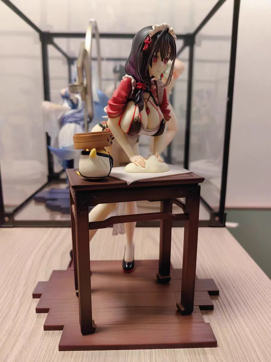 Genuine  Azur Lane Anime Figurine Ting An Game Character Sculpture Action Statue Figures Cartoon Collectible Model Toy