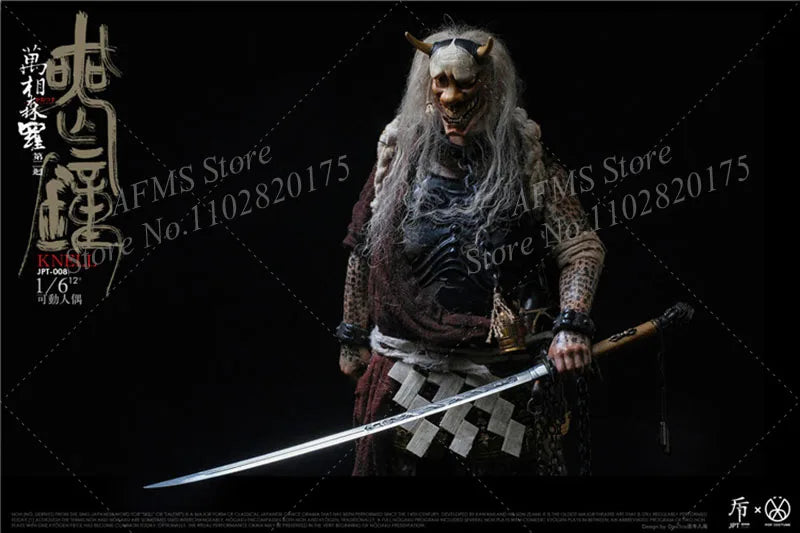 JPT X POP COSTUME JPT-008 1/6 Scale Collectible Figure Japanese Samurai Prajna Full Set 12" Men Soldier Action Figure Body