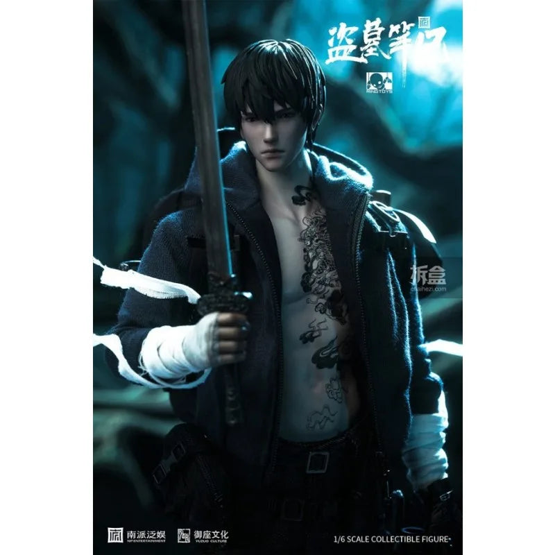 RINGTOYS Original 1/6 Grave Robbing Notes Zhang Qiling Movable Doll 12 Inch Finished Model Movable Joint ModelCollectionornament