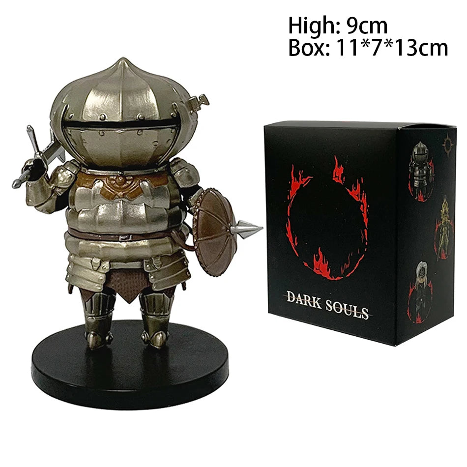 In stock Anime action figure Dark Souls Q version Solaire Artorias Ornstein Fire Keeper, Anime doll, toy model for child gifts