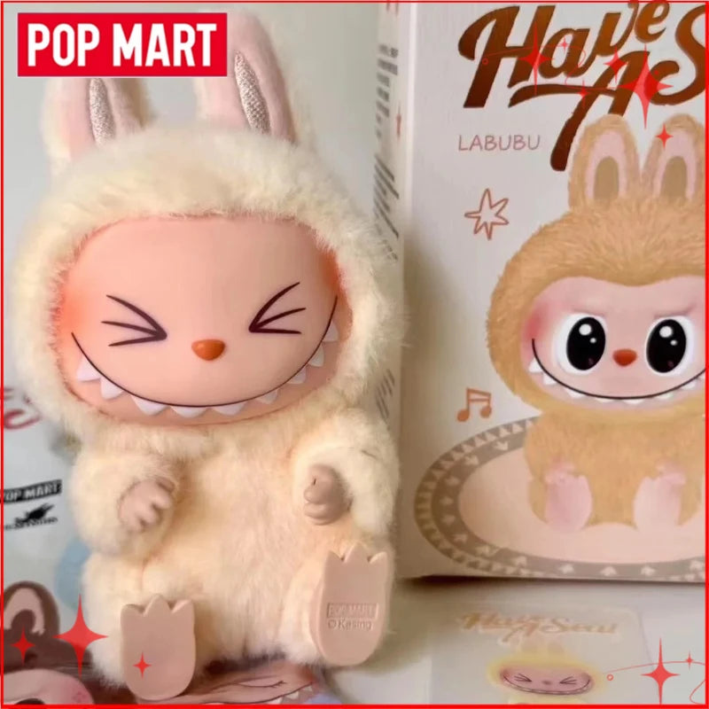 Genuine POP MART Labubu V1 V2 V3 Macarons Have A Seat Big Into Energy Coca Cola Series Vinyl Plush Pendant Blind Box Plush Toys