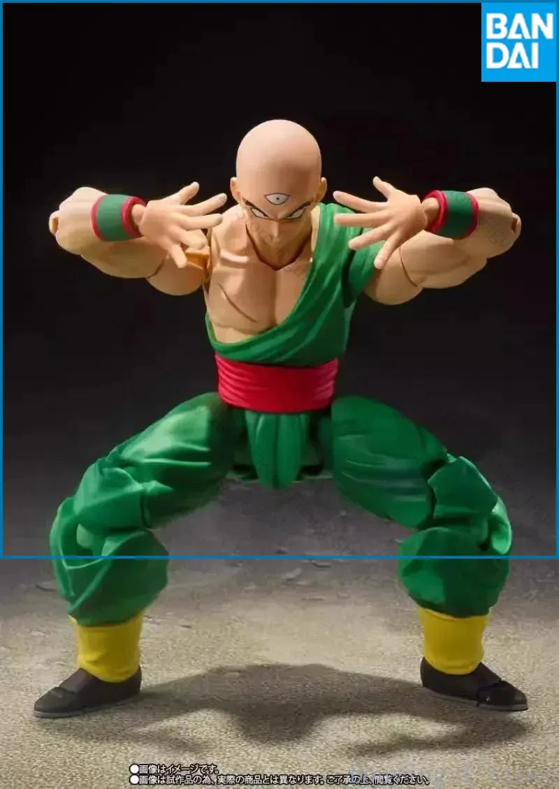 Spot SaleIn Stock Original Bandai Shf  Pvc Figuarts Tenshinhan Chaoz Action Figures Giftin Stock