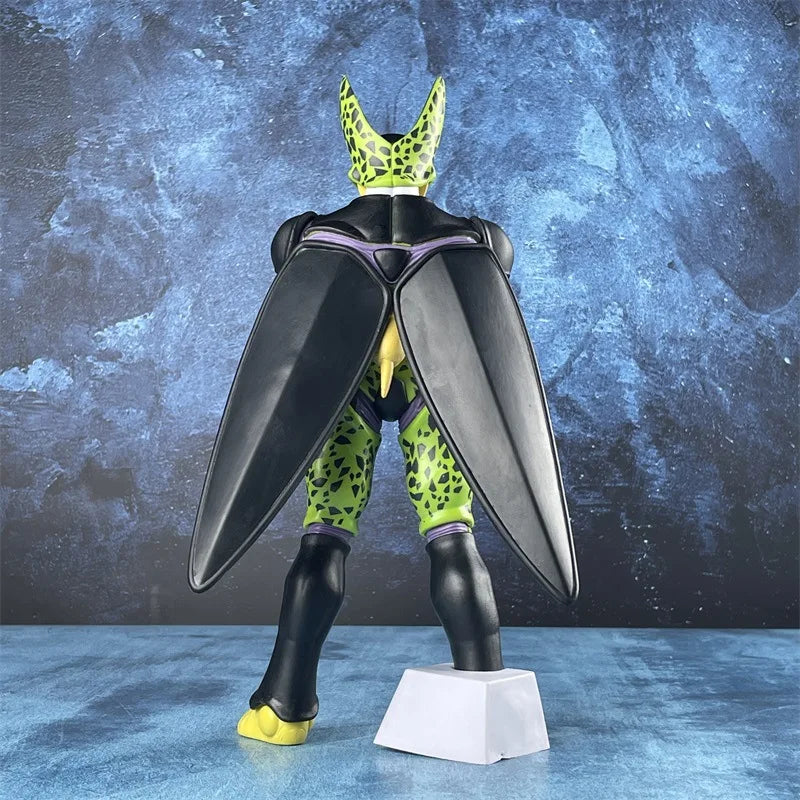 Dragon Ball Super Saiyan Faster Showdown, stehende Cell-Figur, vollständige Form, großes Cell-Ornament, 29 cm