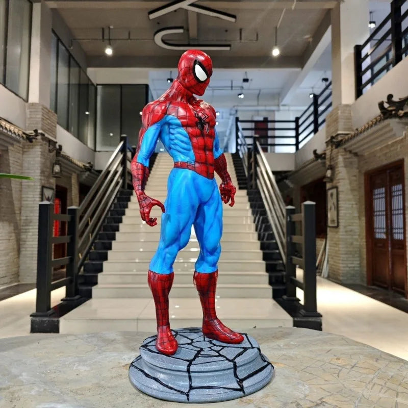 Spider-Man Action Figure 1/3 Full Body Statue 50cm Resin Model Marvel Desktop Decoration Birthday Gift Collectible Toys