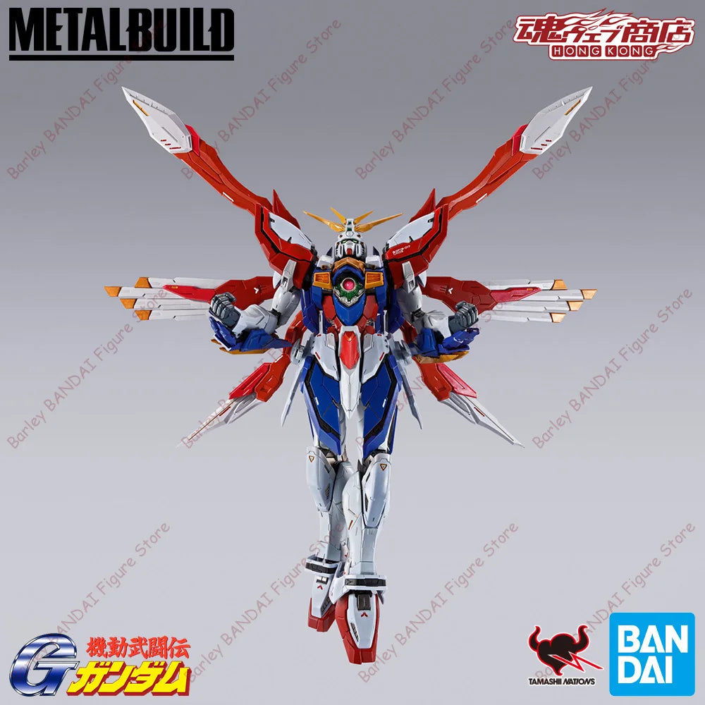 Original In Stock BANDAI PB Exclusive Mobile Fighter G Gundam METAL BUILD God Gundam Second Articulated Mecha Model Toys Gifts