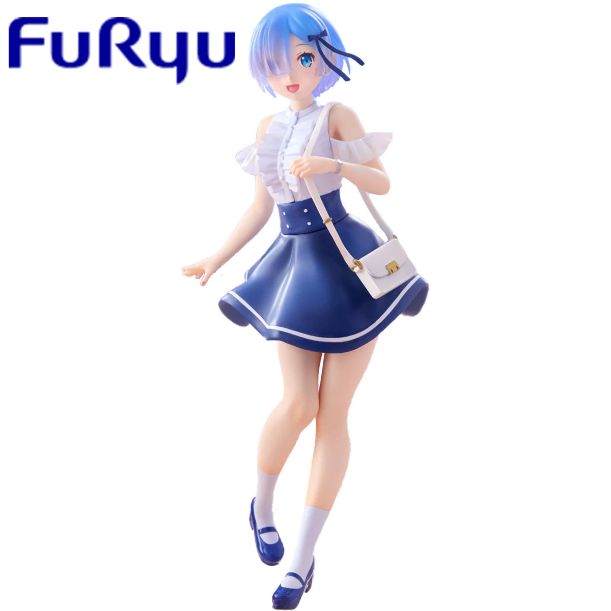 В наличност Оригинална предварително боядисана FuRyu Trio-Try-iT фигура Re: Zero Kara Hajimeru Isekai Seikatsu Rem Декорация на модел на аниме фигура