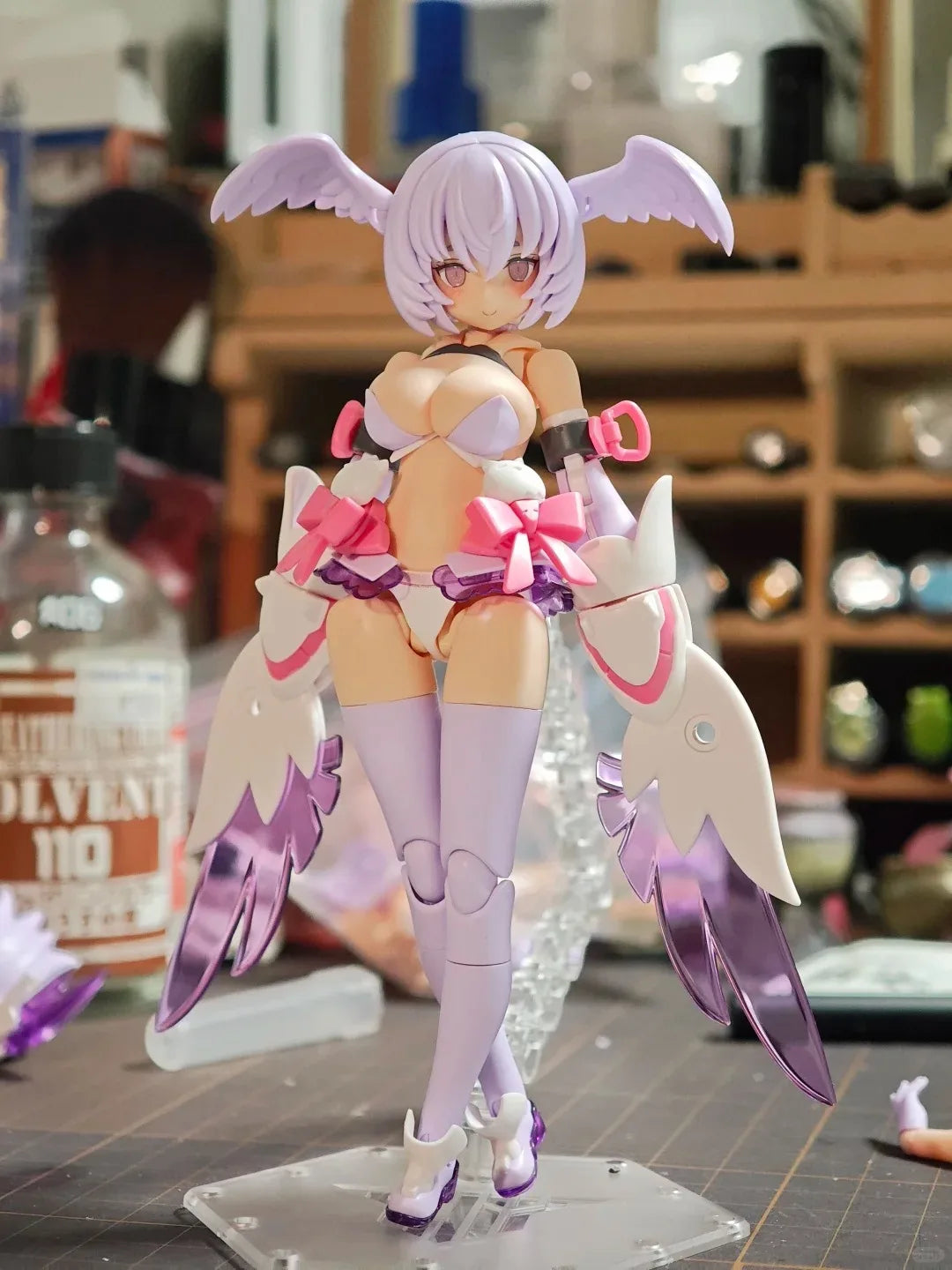 New In Stock Genuine Kotobukiya Megami Device Kp798 Puni☆Mofu Xiao Action Figure Ornament Toys Decoration Dolls Ornament Gift