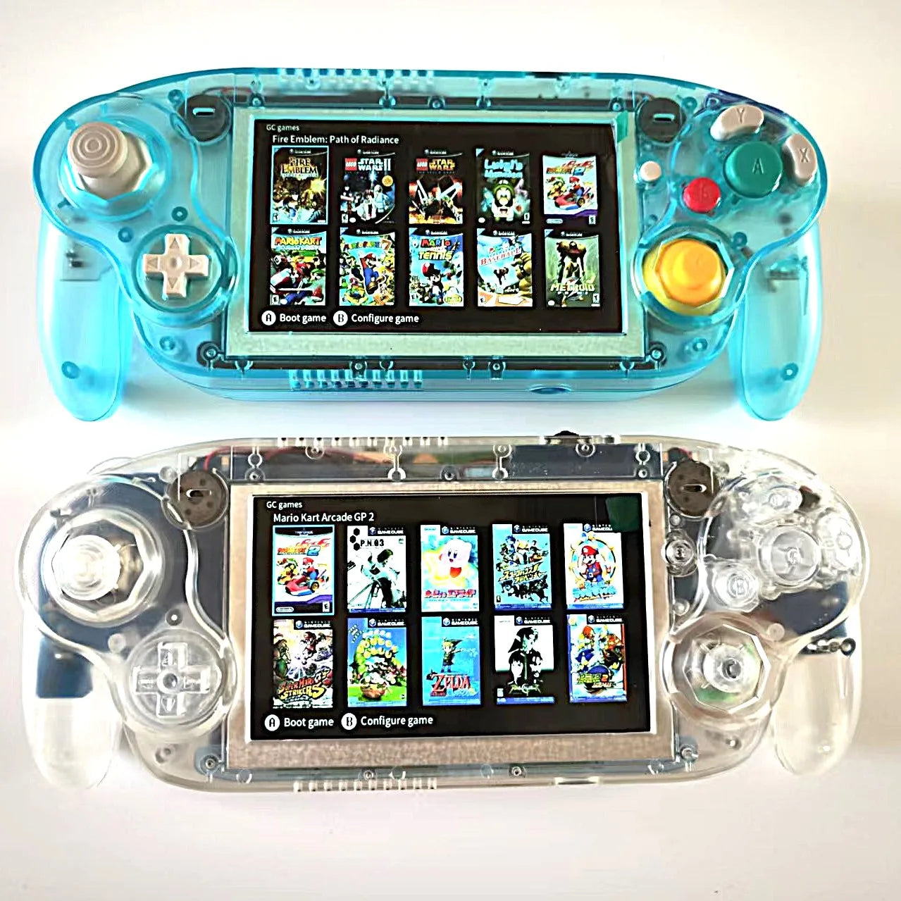 Retro gamecube wii Portable Mini tablet Video Game Console PS 5.0 Inch ips Color LCD Kids Color Game Player