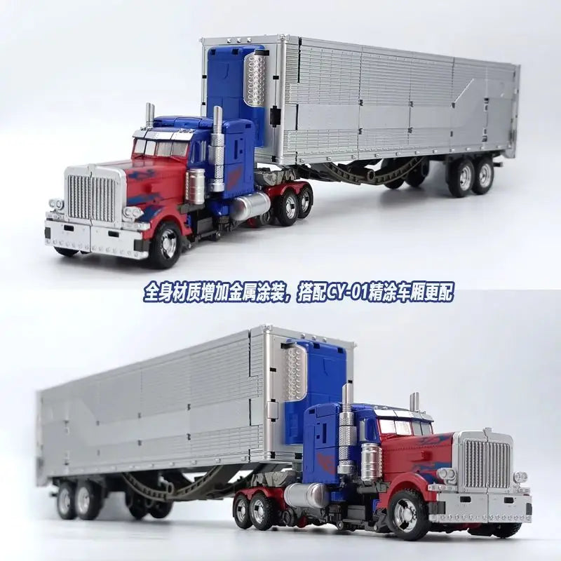 Transformationsspielzeug Baiwei Optimus Commander Robot TW1022 Anhänger Modell CY01 Taktischer Container TW1122 Action Deformationsfigur