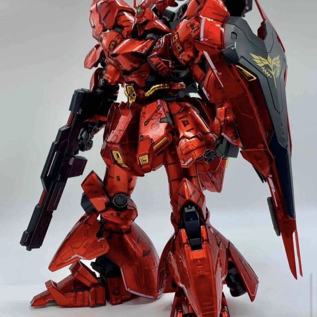 GAOGAO RG SAZABI MECHANICAL CORE PLATING Ver. Action Figure 1/144 Scale Assembly Model Kit U.C.0093 Anime Birthday Gift