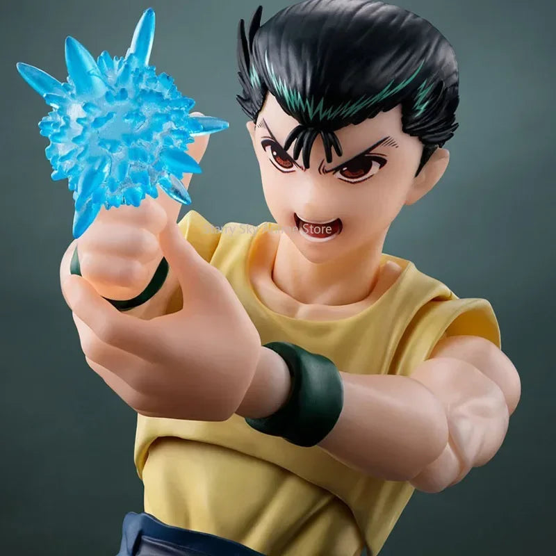 In Stock Bandai Original S.H.Figuarts SHF YuYu Hakusho Yusuke Urameshi Anime Action Figure Model Finished Toy Gift