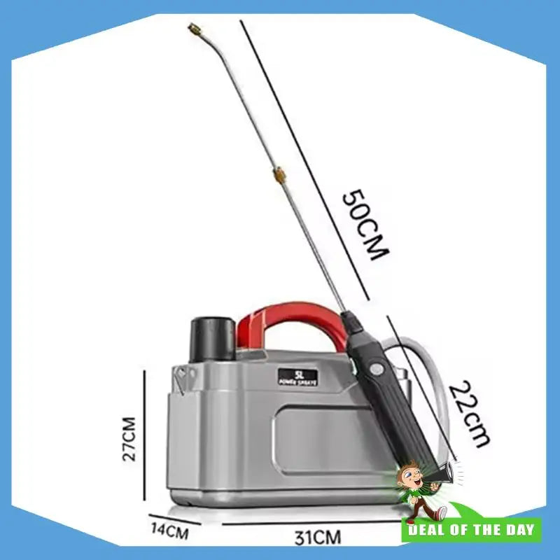 24-Hour Delivery Shoulder Style Electric 5L Watering Can With Stretchable Type-C Rechargeable Automatic Garden Plant