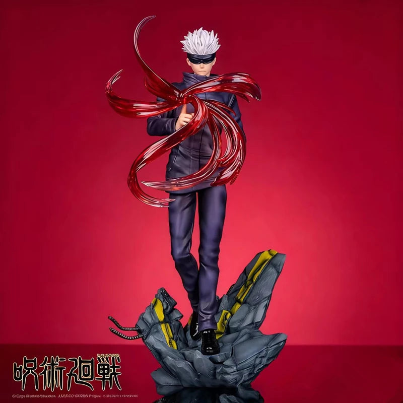 28cm Anime Cartoon Jujutsu Kaisen Gojo Satoru Toy Action Figure Gift Hand-made PVC Model Statue Collection Desktop Ornaments