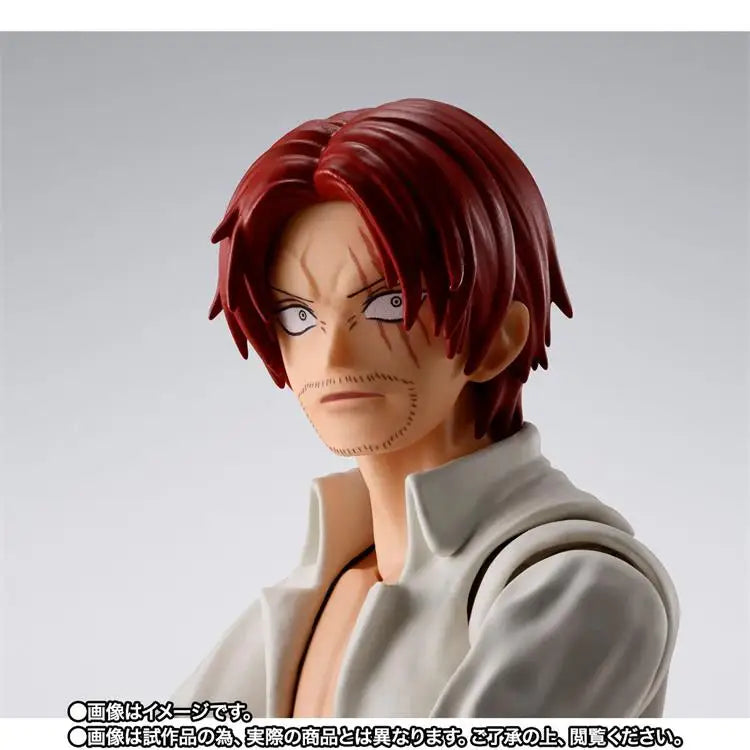 100% Original Bandai S.H.Figuarts Shf One Piece Shanks and MONKEY.D.LUFFY childhood Anime Collection Action Figures Model Toys