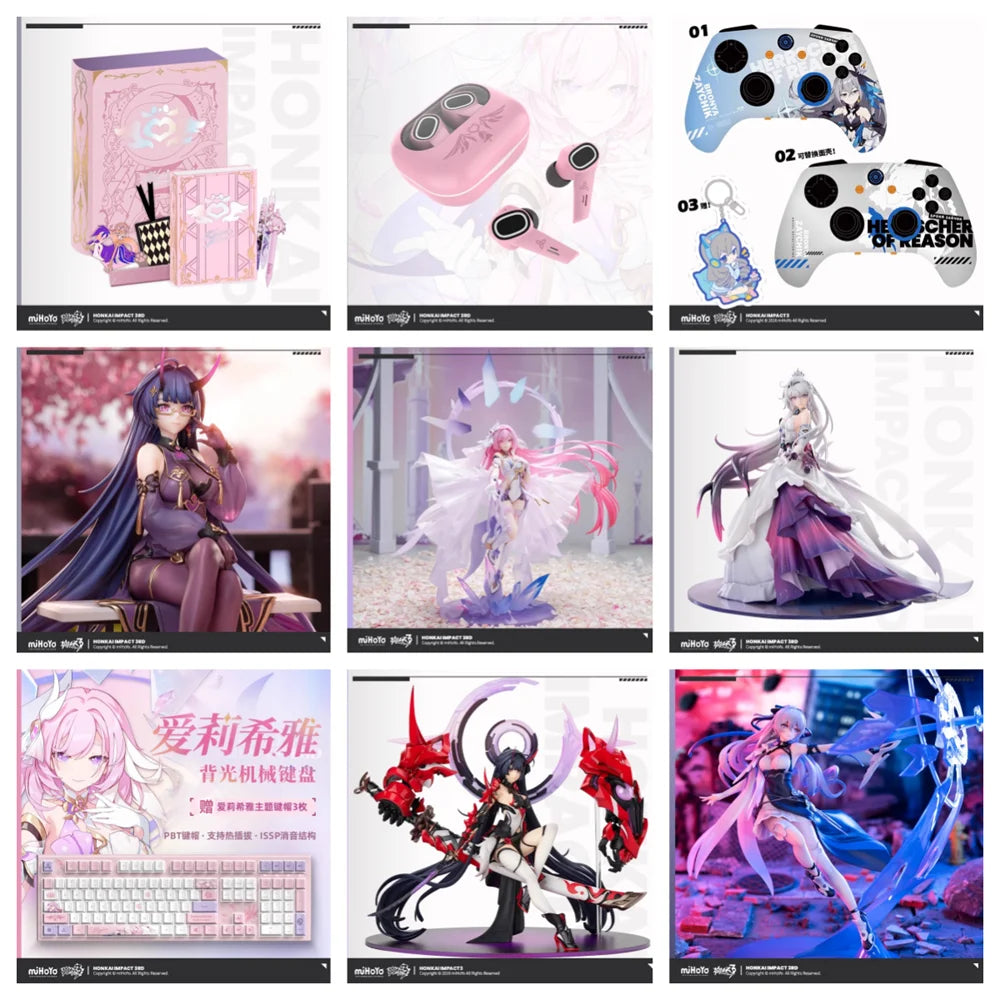 miHoYo Official Genshin Impact&HonkaiImpact3&Honkai: StarRail&Zenless Zone Zero&Tears of Themis Anime Lucky Gift Boxes