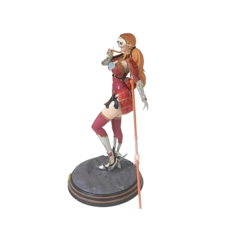 23cm Anime One Piece Handheld Armor Steel Nami Luffy Classic Scene Statue Doll Model Desktop Ornament Toy Pvc Gift