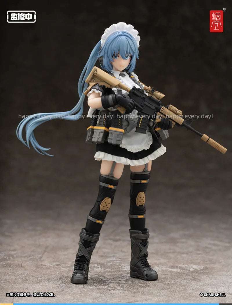 [18hours Shipping] Snail Shell RA-02 1/12 Moving Eyes Tactical Maid Tokiwa Kazune Moving Doll Figure Gift