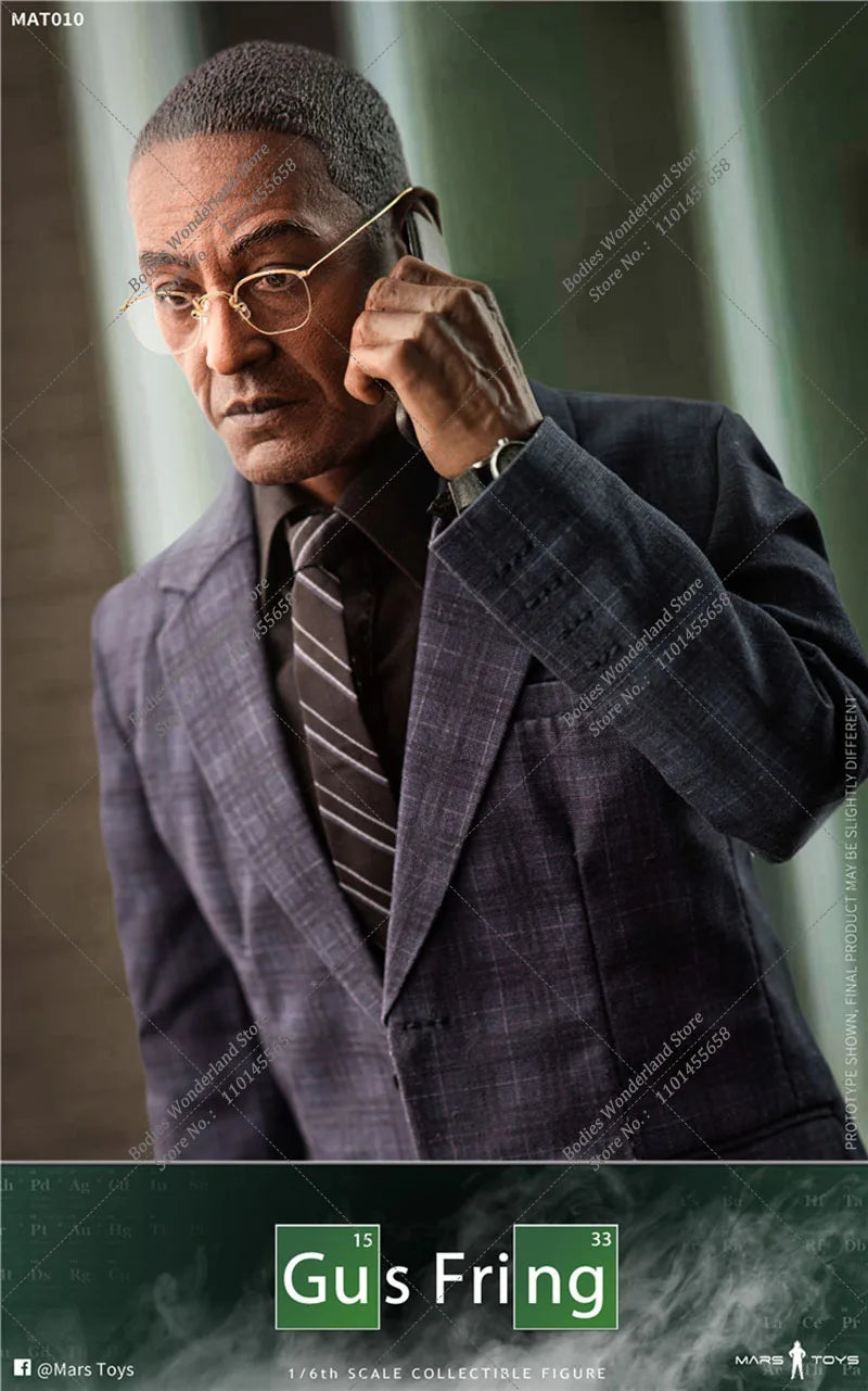 In Stock Mars Toys MAT010  1/6 Scale Collectible Breaking Bad Gus Fring Giancarlo Esposito 12Inch Double Action Figure Full Set