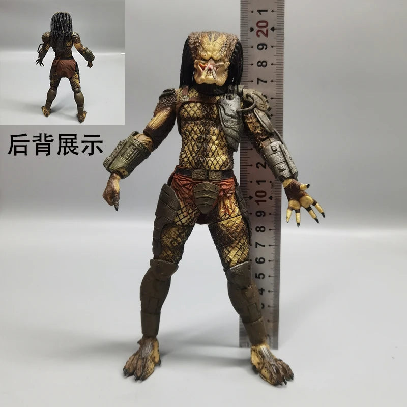 NECA Alien Vs Predator 7 Inch Action Figure  Body Model DIY Assembly Fighting Dog Toy Collectible Statue PVC Material