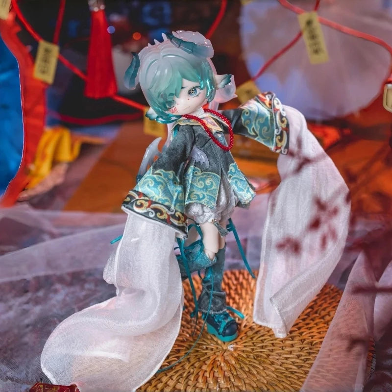 Penny Box X The Green Party Cool Limited Edition - 1/12 Scale Miniature Model Doll Girl Toy Handmade Desktop Exquisite Gift