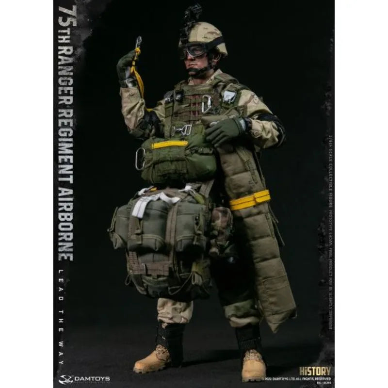 DAMTOYS Original NO1/6NO.78094 US Army 75th Cavalry Regiment Airborne Troops Finished Product Mobile Soldier Model Toy Gift