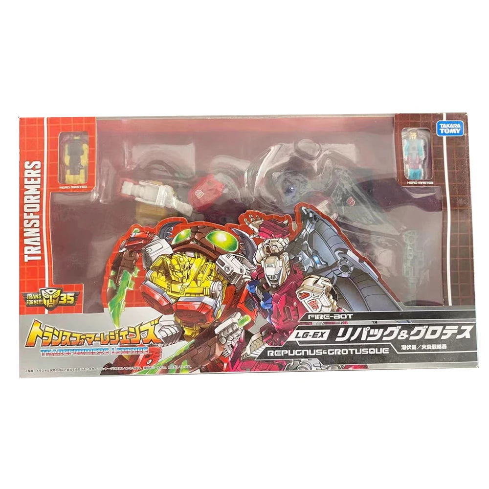 [In-Stock] Transformers LG-EX x UW-EX Repugnus & Grotusque 2-Pack Set Infrequent Anime Action Figure Nice Model Gift Toys