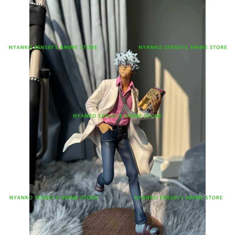 MegaHouse G.E.M. Series Gintama 3-nen Z-gumi Ginpachi-sensei Ginpachi Sakata Reiwa Ver. Figure Anime Model Desktop Collectibles