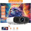 VEVSHAO A22 Full HD 1080P Projektor 4K 1000ANSI Android WiFi Autofokus 10W * 2 Heimkino-Projektor für Büro-Meeting-Video