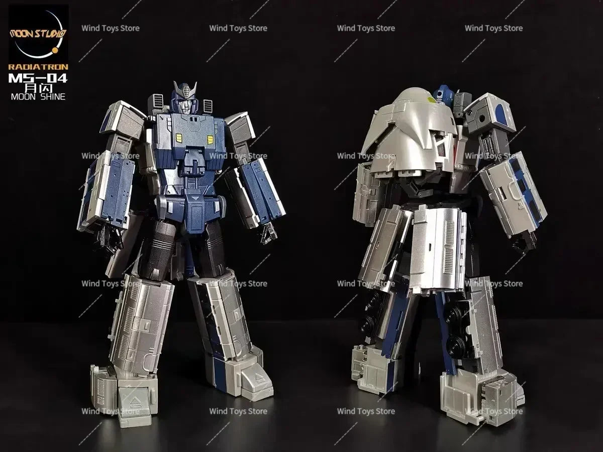 Transformation Trainbots Moon Studio Raiden Train Combination MS06 MS05 MS04 MOON SHINE Action Figures Toy Gift Collection Hobby