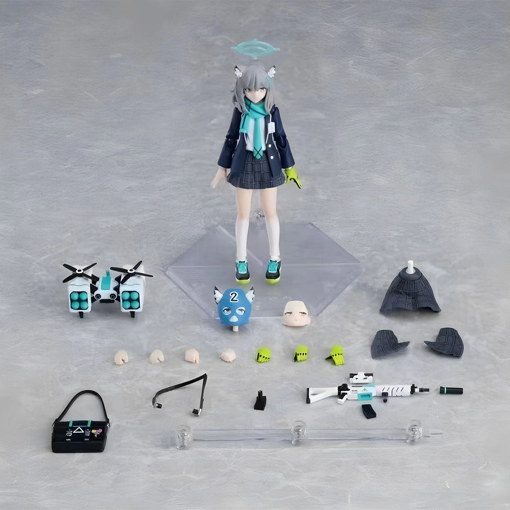 15cm Blue Archive Anime Figures Sunaookami Shiroko Action Figure model Doll Collection Toys Gifts