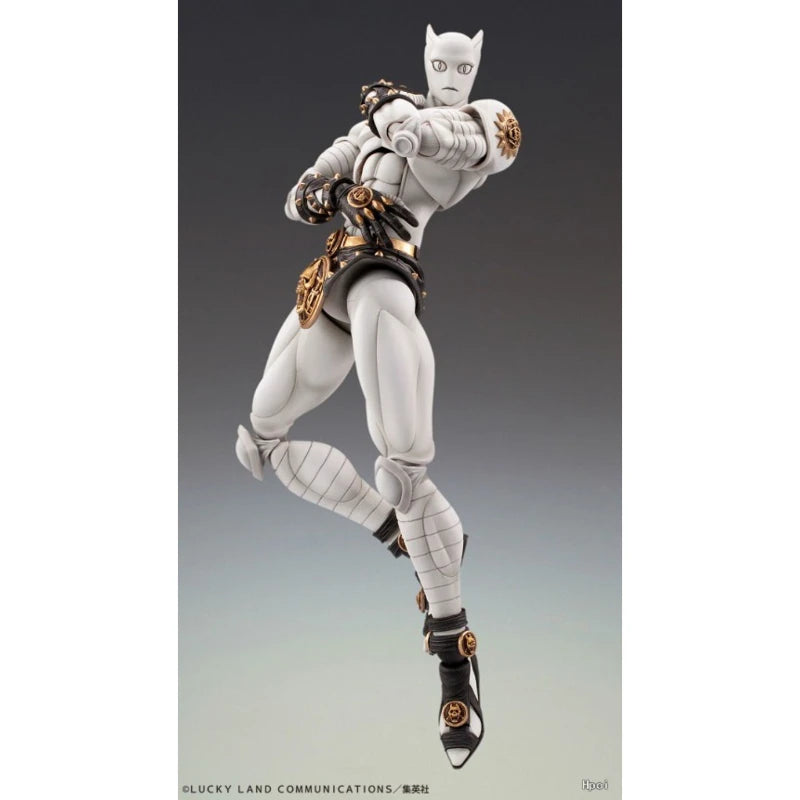 Medicos Super Action Statue Killer Queen JoJo Part 4 16cm Articulated Figure with Stray Cat Base Gifts Toys Model Original