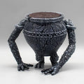 14cm Game Peripheral warrior pot Alexander jar pot brother model resin ornaments platinum amulet  Model Gift Toys collection