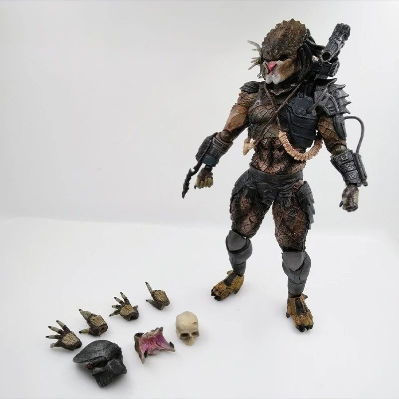 Play Arts Kai Predator Action Figure Replacement Parts Movable Hands Helmet Open Mouth Skull Accessories For Serious Collectors