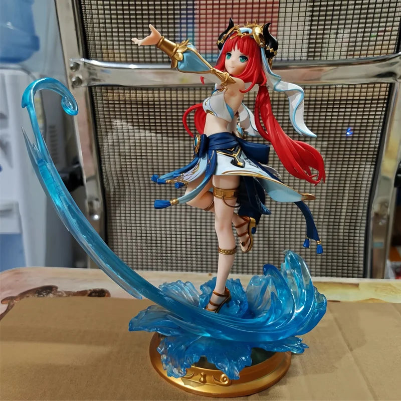 Genshin Impact 27cm Tall Pvc Anime Figure Nilou - Articulated Action Model Doll | Collectible Toy, Desktop Ornament & Fan Gift