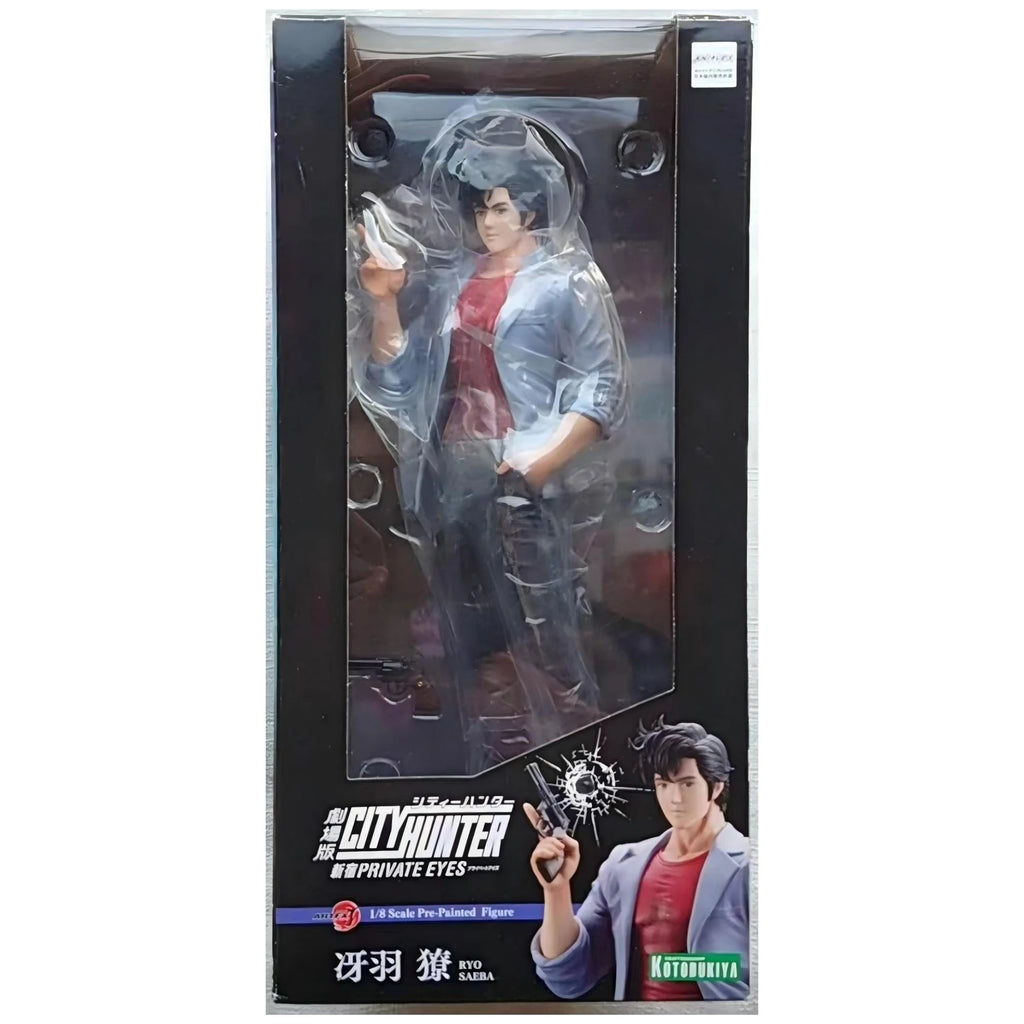 Original Genuine Kotobukiya ARTFX J City Hunter Movie Shinjuku Private Eyes Ryo Saeba 1/8 Scale Figure Original Statue Model