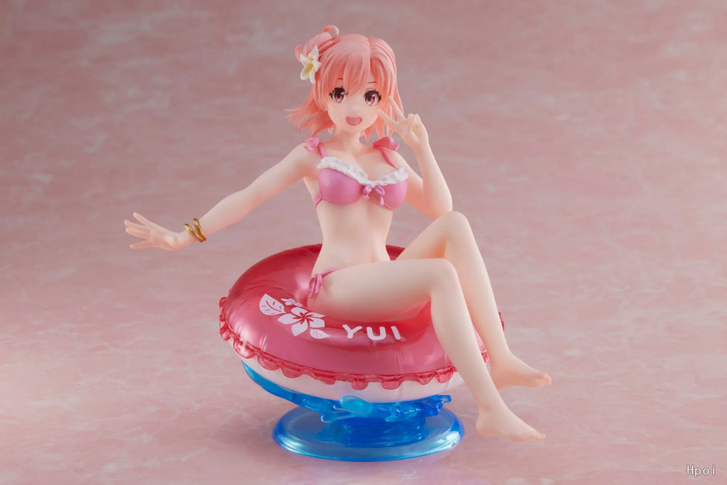 10CM Yuigahama Yui Figure Yahari Ore no Seishun Love Comedy wa Machigatteiru. Kan Anime Swimsuit Model Toys Gifts Collection